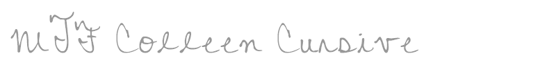 MTF Colleen Cursive